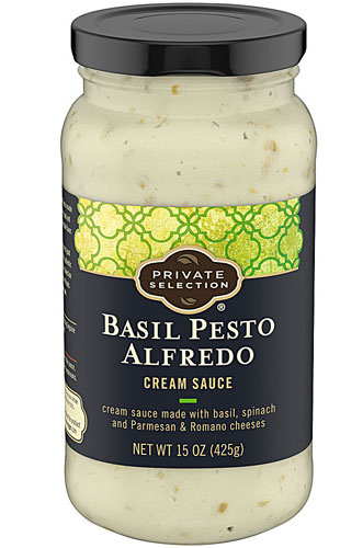 Private Selection Cream Sauce Basil Pesto Alfreda 15 oz