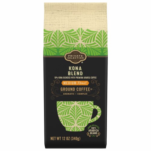 Private Selection Ground Coffee Kona Blend 12 oz