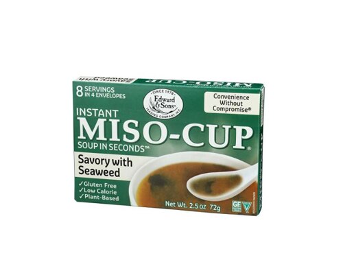 Edward & Sons Miso-Cup Soup Gluten Free Seaweed 4 Pack