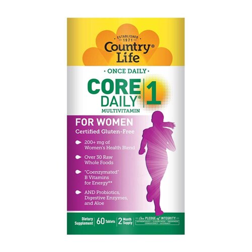 Country Life Core Daily 1 Multivitamin for Women 60 Tablets