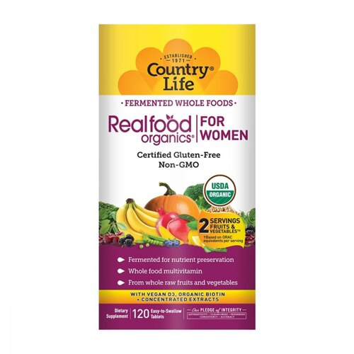 Country Life Realfood Organics For Women 120 Tablets