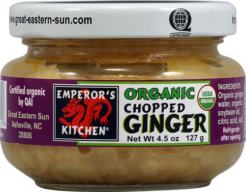 Emperors Kitchen Organic Chopped Ginger 4.5 Oz