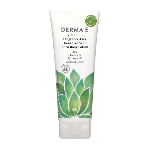 Derma E Vitamin E Fragrance-Free Therapeutic Shea Body Lotion 8 Oz