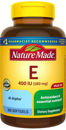 Nature Made Vitamin E 400 IU - 300 Softgels