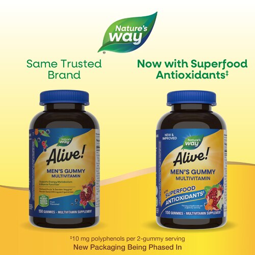 Nature's Way Alive! Men's Multivitamin Gummy 150 Gummies