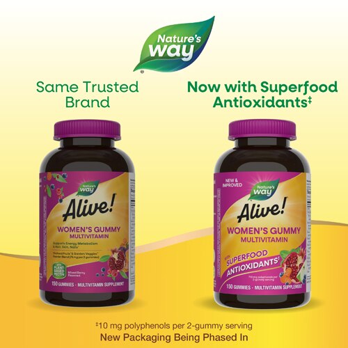 Nature's Way Alive! Women's Gummy Multivitamin Gummy 150 Gummies