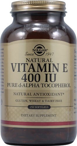 Solgar Vitamin E 400 IU - 250 Softgels