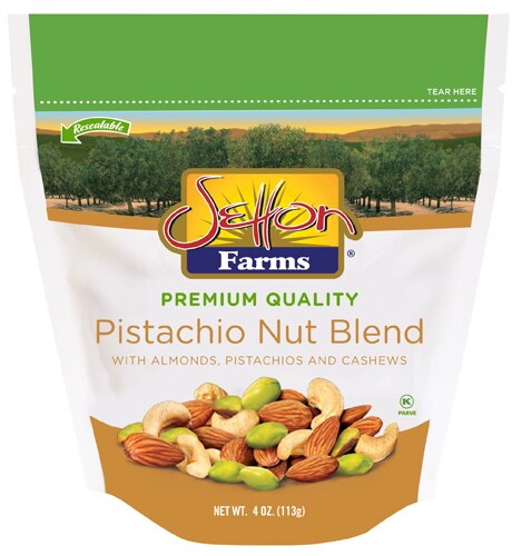 Setton Farms Premium Quality Pistachio Nut Blend Pistachios and Almonds 4 oz
