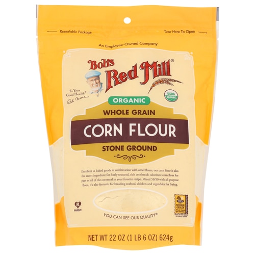 Bob's Red Mill Organic Corn Flour 22 Oz Resealable Pouch