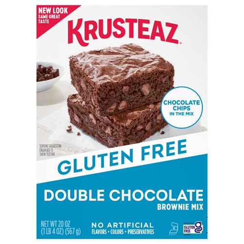 Krusteaz Gluten Free Double Chocolate Brownie Mix 20 oz