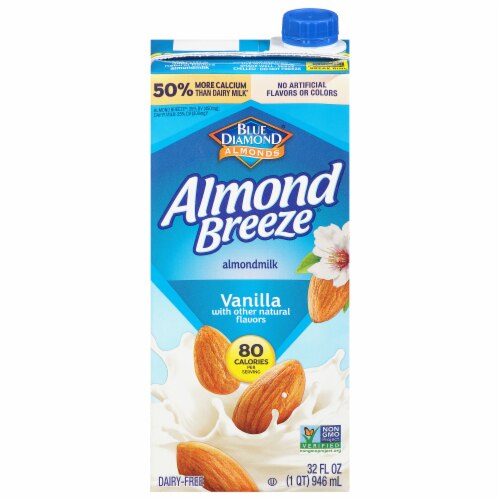 Blue Diamond Kosher Almond Breeze Almondmilk Vanilla 32 Fl Oz