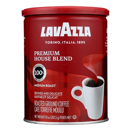 LavAzza Ground Coffee Premium House Blend 10 oz