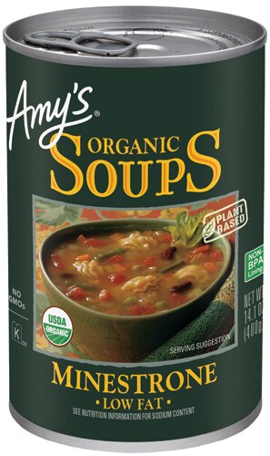 Amy's Organic Soup Low Fat Minestrone 14.1 fl oz