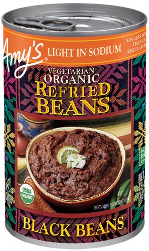 Amy's Organic Refried Black Beans 15.4 oz