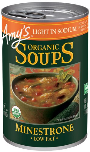 Amy's Organic Soup Light in Sodium Minestrone 14.1 fl oz