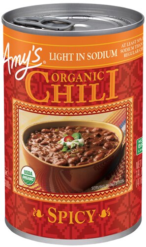 Amy's Organic Chili Light in Sodium Spicy 12 oz