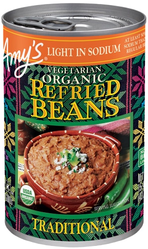 Amy's Vegetarian Organic Refried Beans Traditional 15.4 oz