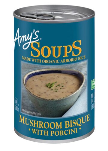 Amy's Organic Soup Mushroom Bisque with Porcini 14 oz