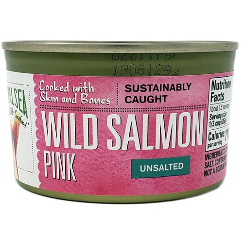 Natural Sea Wild Pink Salmon Unsalted 7.5 Oz