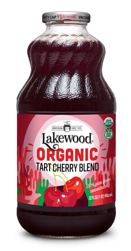 Lakewood Organic Pure Fruit Juice Nectar Blend No Sugar Added Tart Cherry Blend 32 fl oz