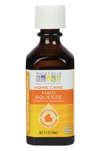 Aura Cacia Home Care Essential Oil Blend Main Squeeze 2 fl oz