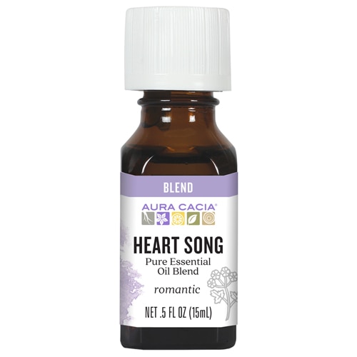 Aura Cacia 100% Pure Essential Oils Heart Song 0.5 fl oz