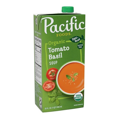 Pacific Foods Organic Soup Creamy Tomato Basil 32 fl oz