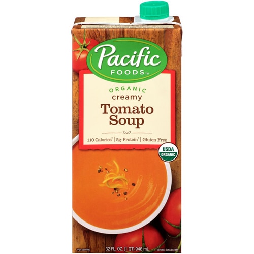 Pacific Foods Organic Soup Gluten Free Creamy Tomato 32 fl oz