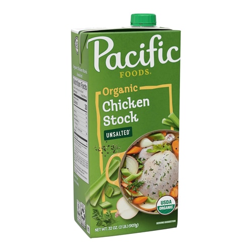 Pacific Foods Organic Stock Unsalted Chicken 32 fl oz