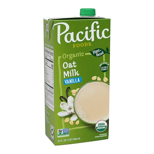 Pacific Foods Organic Oat Plant-Based Beverage Vanilla 32 fl oz