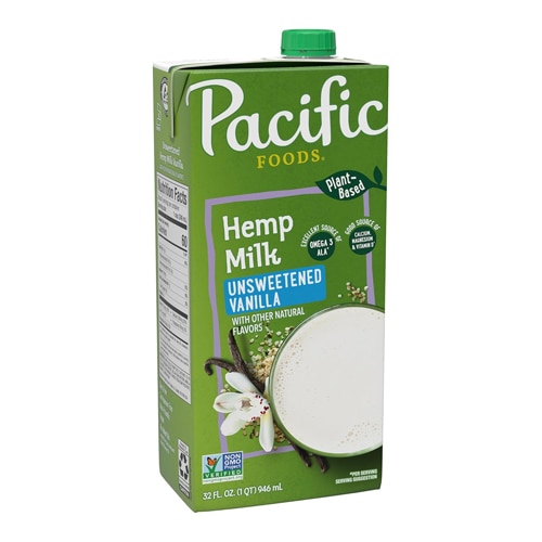 Pacific Foods Hemp Non-Dairy Beverage Unsweetened Vanilla 32 fl oz