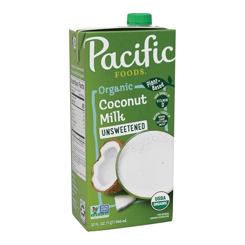 Pacific Foods Organic Coconut Plant Based Beverage Unsweetened Original 32 fl oz