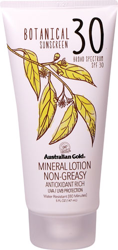 Australian Gold Botanical Sunscreen Mineral Lotion Non-Greasy - SPF 30 5 Fl Oz