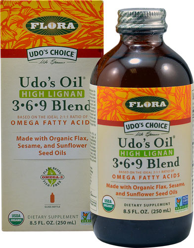 Flora Udo's Choice Udo's Oil High Lignan 3-6-9 Blend 8.5 fl oz