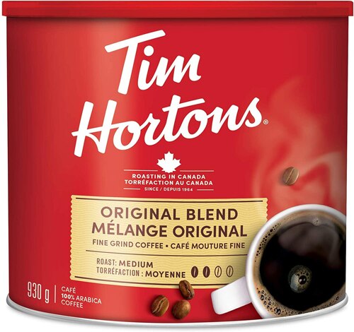 Tim Hortons Ground Coffee Original Blend Medium Roast 32.8 oz