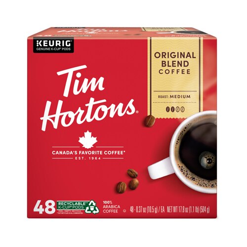 Tim Hortons Original Blend Coffee Medium Roast K-Cups 48 K-Cups