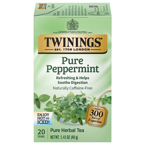 Twinings Herbal Tea Pure Peppermint 20 Tea Bags
