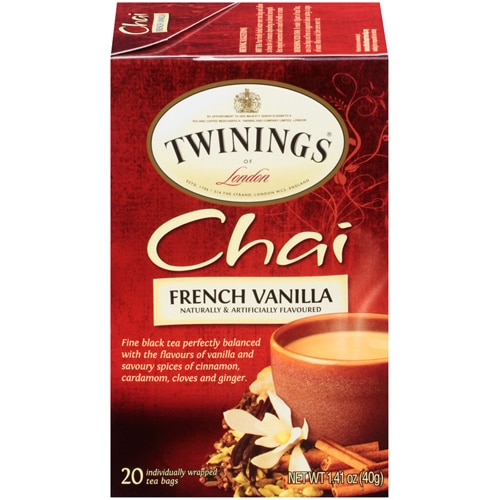 Twinings Chai Tea French Vanilla 20 Tea Bags