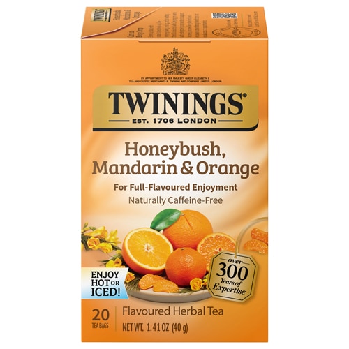 Twinings Herbal Tea Honeybush Mandarin and Orange 20 Tea Bags