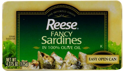 Reese Fancy Sardines in 100% Olive Oil 4.375 oz