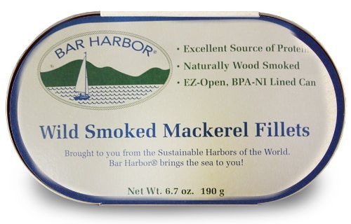 Bar Harbor Wild Smoked Mackerel Fillets 6.7 Oz