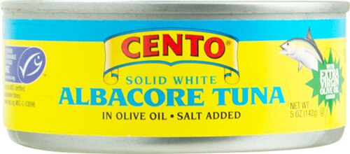 Cento Albacore Can Tuna Fish with Extra Virgin Olive Oil 5 oz