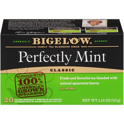 Bigelow Tea Perfectly Mint Classic 20 Tea Bags