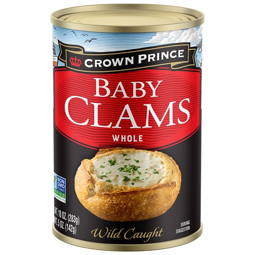 Crown Prince Boiled Baby Clams 10 oz