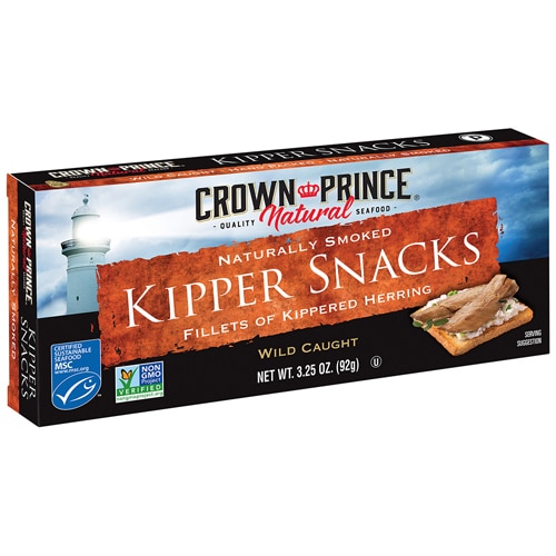 Crown Prince Naturally Smoked Kipper Snacks 3.25 oz