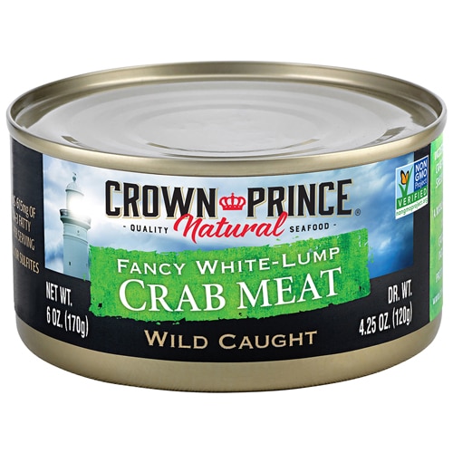 Crown Prince Fancy White-Lump Crab Meat 6 oz