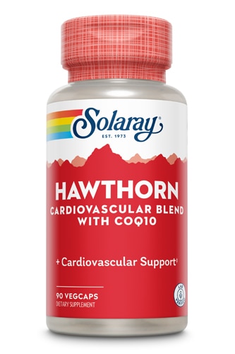 Solaray Hawthorn Cardiovascular Blend With COQ10 90 VegCaps