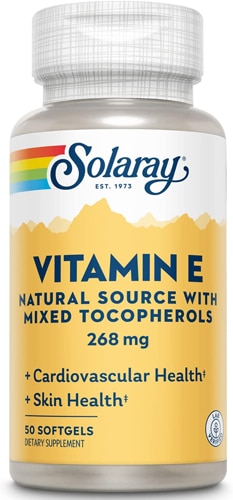 Solaray Dry Form Vitamin E 268 mg - 50 Capsules