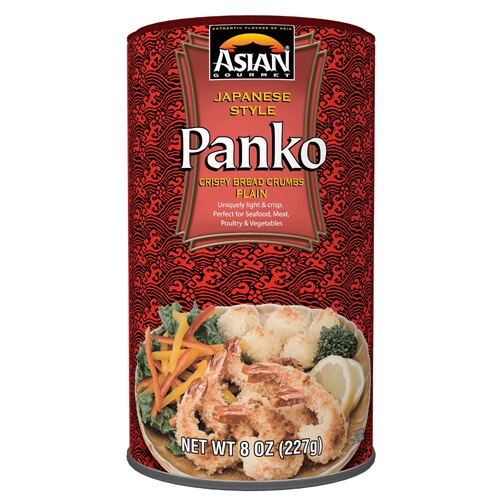 Asian Gourmet Plain Crispy Panko Bread Crumbs 8 oz