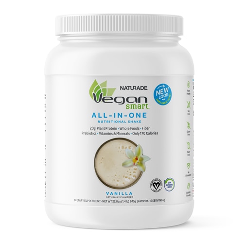 Naturade VeganSmart All-In-One Nutritional Shake Vanilla 15 Servings